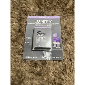 Bausch+Lomb Lumify Red Reliever Eye Drops Sterile Two 0.25 7.5ml Bottles-2027-01